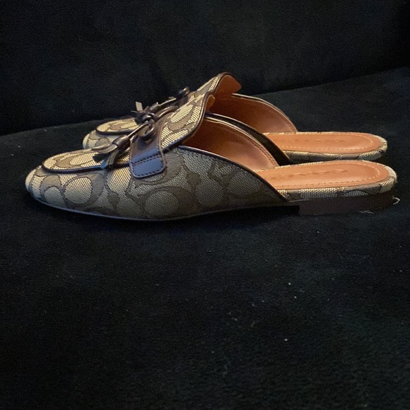 Coach Mules Brown/Tan Size 5.5 - Picture 5 of 5